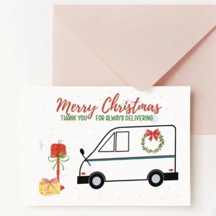 40 herzliche Nachrichten zum Schreiben in eine Weihnachtskarte für einen Postboten