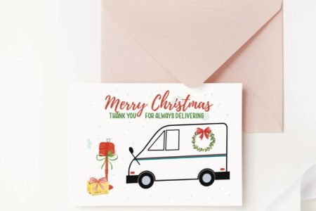 40 herzliche Nachrichten zum Schreiben in eine Weihnachtskarte für einen Postboten